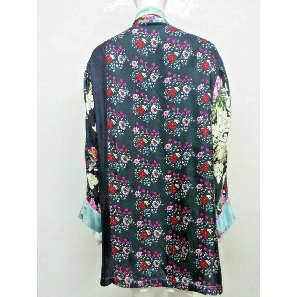 Johnny Was Meadow Silk Twill Kimono Jacket - Picture 8 of 8